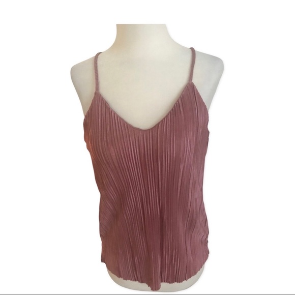 Papaya Old Rose Halter Top. Size: Small - Picture 2 of 4